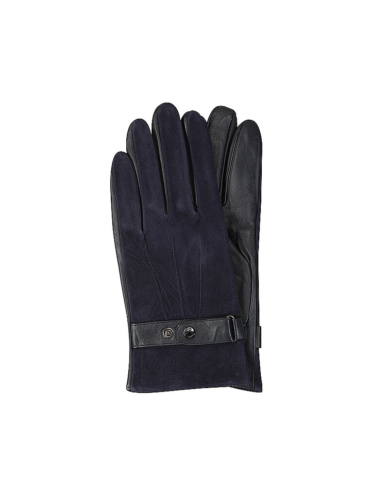 Joop Guanti in pelle blu XL