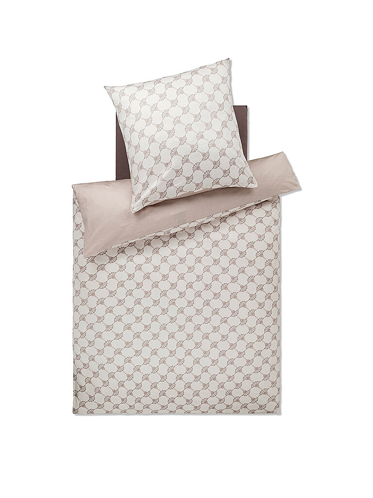 Joop Satin Bettwäsche 70x90cm/140x220cm CORNFLOWER DOUBLE Beige beige
