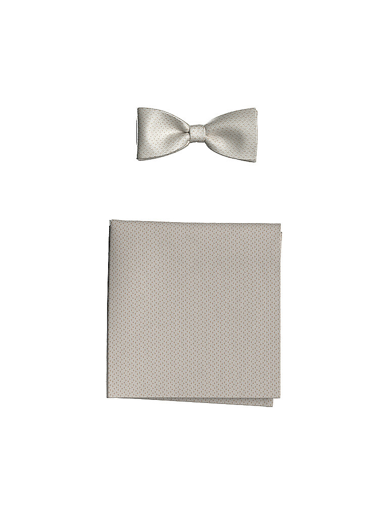 Joop Set regalo papillon e fazzoletto da taschino marrone chiaro