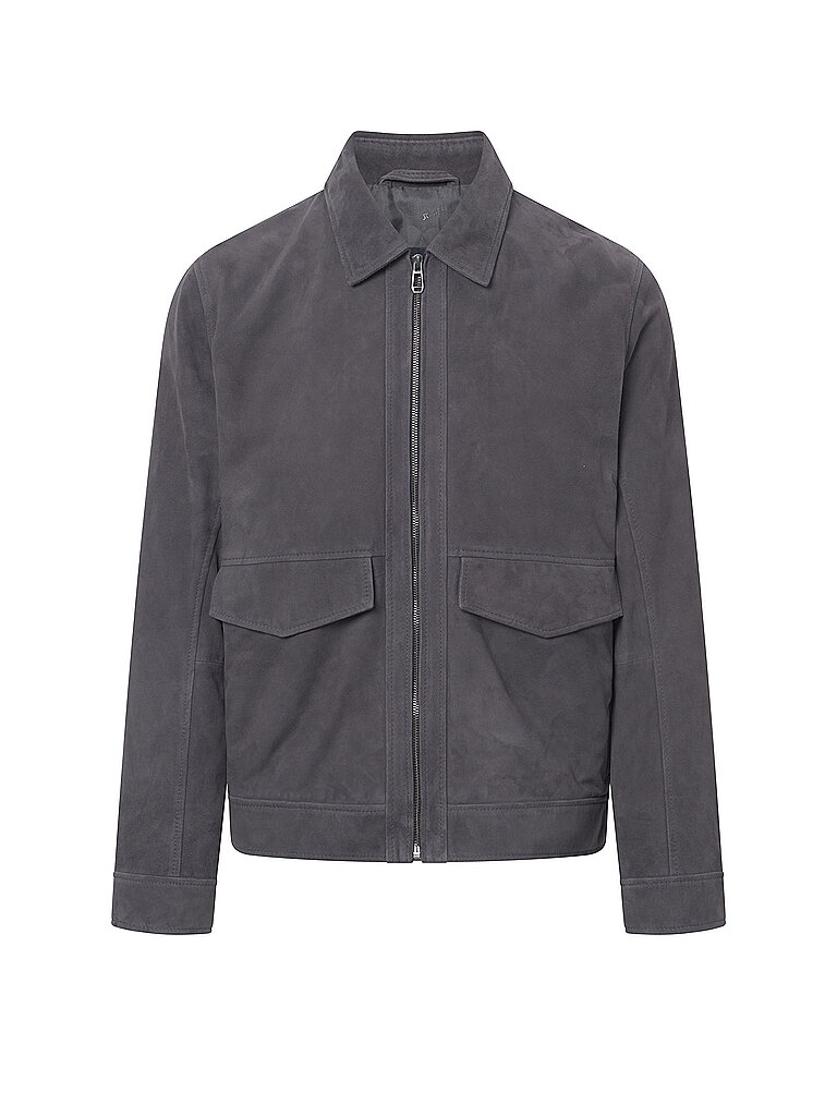 Joop Giacca in pelle grigio 50