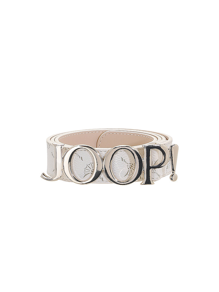 Joop Cintura in pelle crema 80