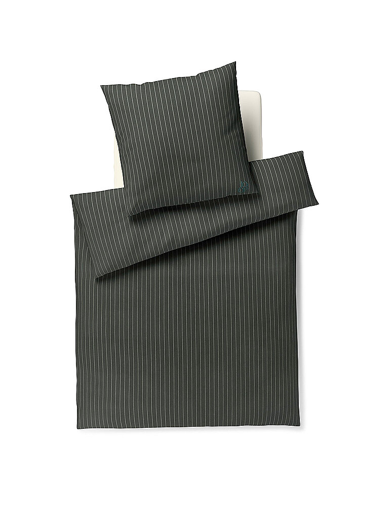 Joop Biancheria da letto in flanella 70x90cm/140x200cm SOFT STRIPES verde chiaro