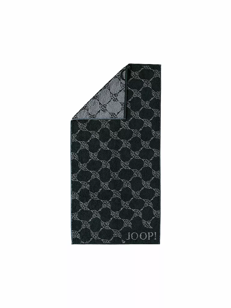 JOOP | Asciugamano "Cornflower" 50x100cm (nero) | Nero