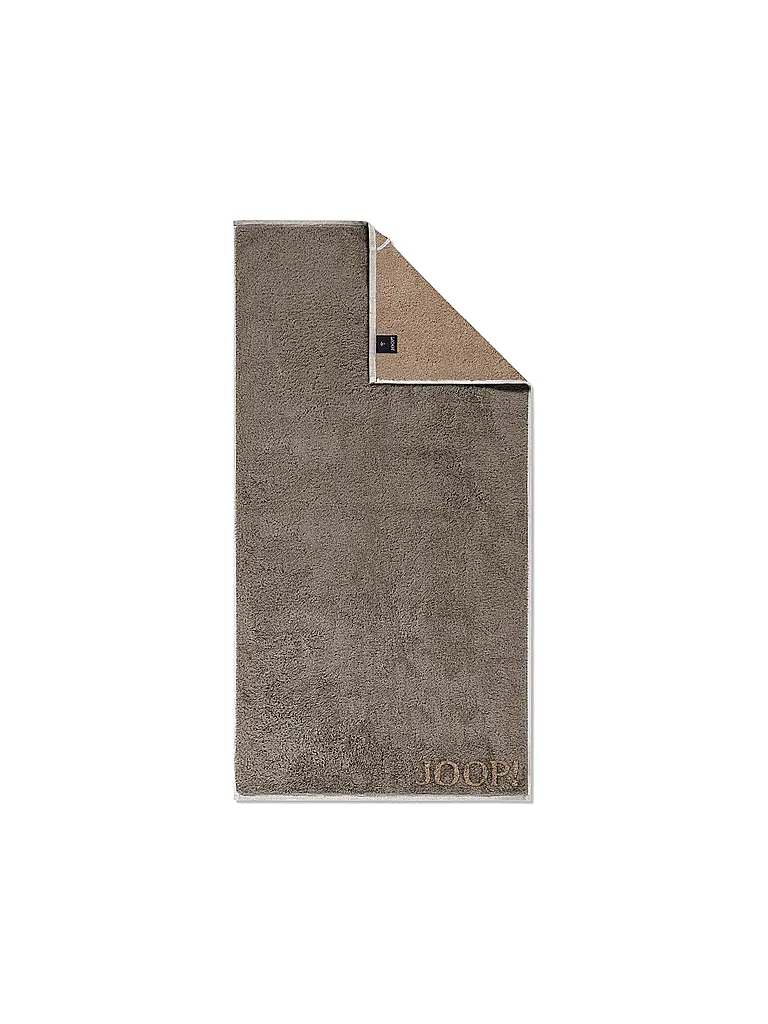 JOOP | Asciugamano 50x100cm CONTOUR DOUBLFACE Taupe | Cammello
