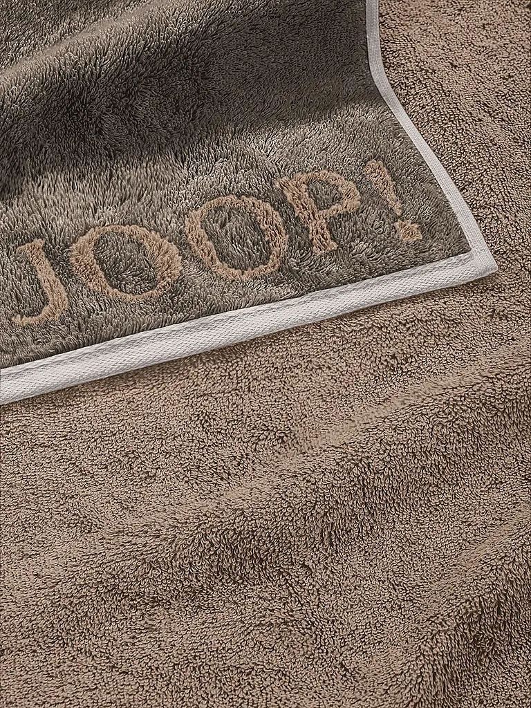 JOOP | Asciugamano 50x100cm CONTOUR DOUBLFACE Taupe | Cammello