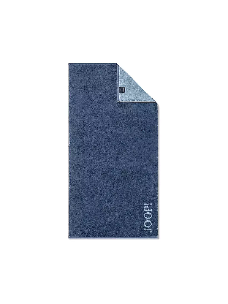 JOOP | Asciugamano 50x100cm DIVEDED DOUBLEFACE Aqua | Blu scuro