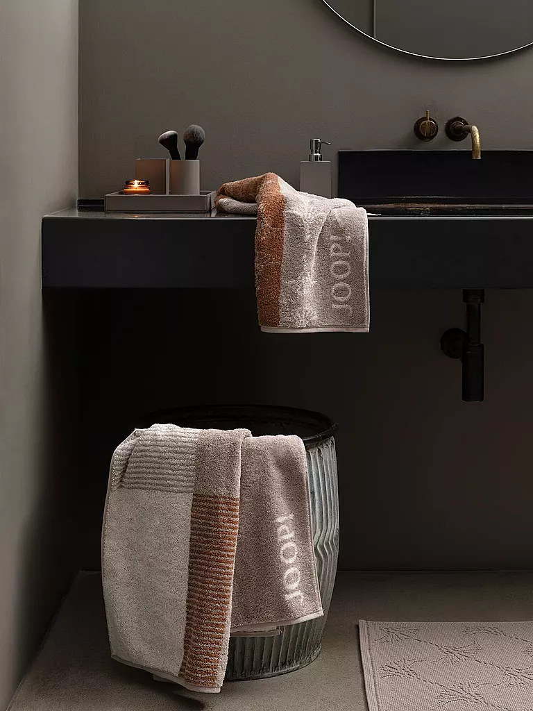 JOOP | Asciugamano 50x100cm DIVEDED DOUBLEFACE Naturale | Beige
