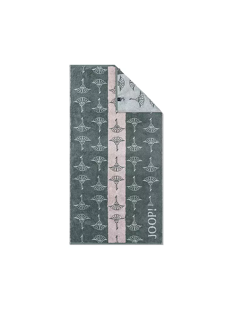 JOOP | Asciugamano 50x100cm DIVIDED CORNFLOWER Salvia | Verde scuro