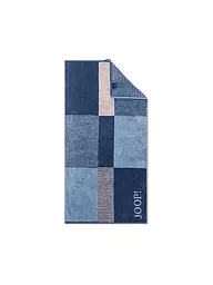 JOOP | Asciugamano 50x100cm DIVIDED SQUARES Stone | Blu scuro