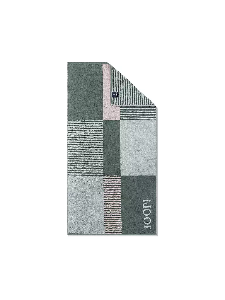 JOOP | Asciugamano 50x100cm DIVIDED SQUARES Sabei | Verde scuro