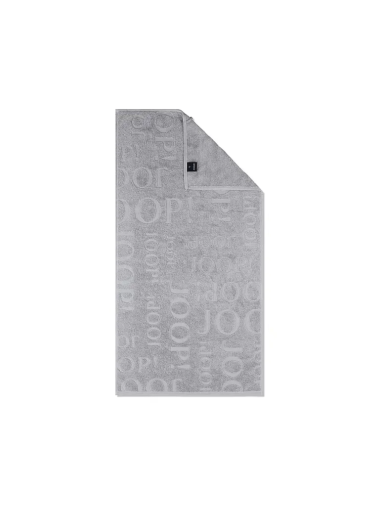 JOOP | Asciugamano 50x100cm STUDIO REPEAT Platino | Grigio chiaro