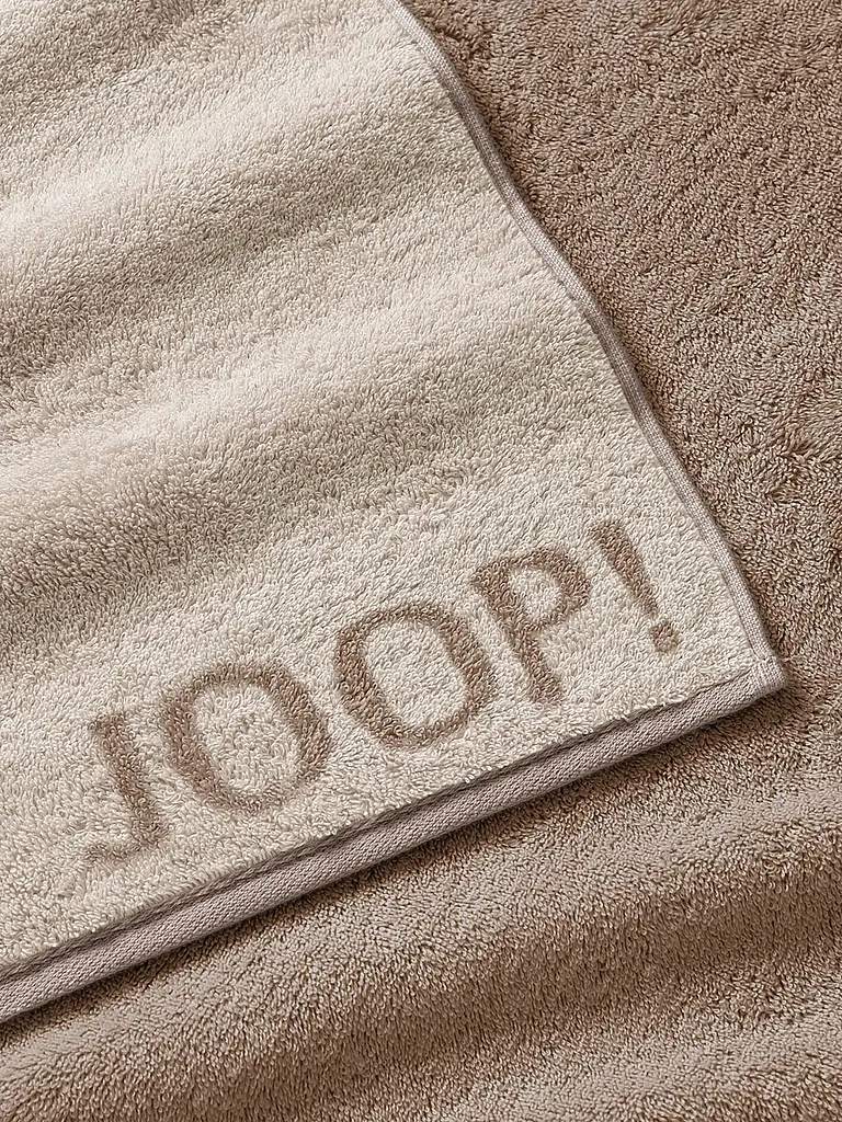 JOOP | Asciugamano per ospiti 30x50cm CONTOUR DOUBLFACE Crema | Beige