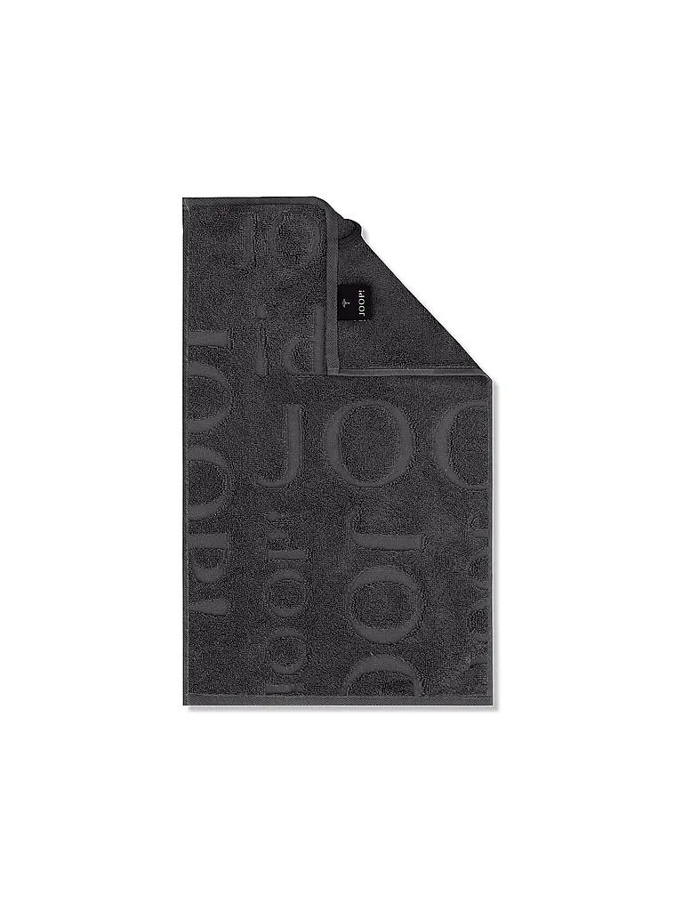 JOOP | Asciugamano per ospiti 30x50cm STUDIO REPEAT Basalto | Nero