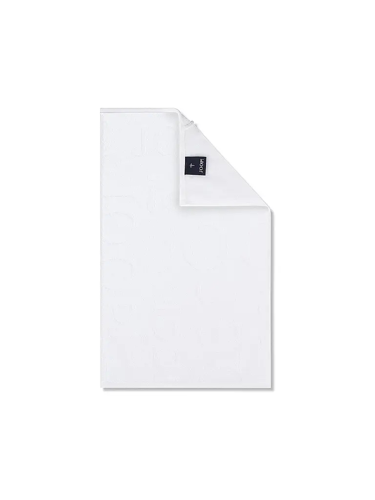 JOOP | Asciugamano per ospiti 30x50cm STUDIO REPEAT Bianco | Bianco