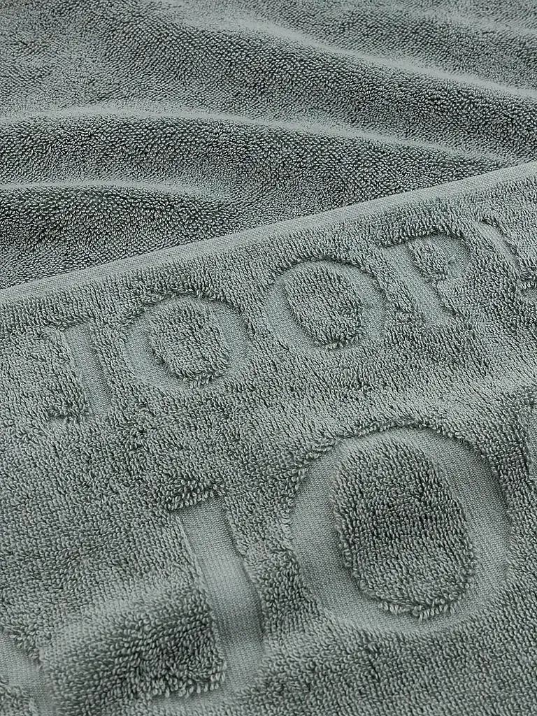 JOOP | Asciugamano per ospiti 30x50cm STUDIO REPEAT Eucalipto | Verde scuro