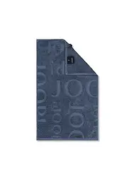 JOOP | Asciugamano per ospiti 30x50cm STUDIO REPEAT Eucalipto | Blu scuro