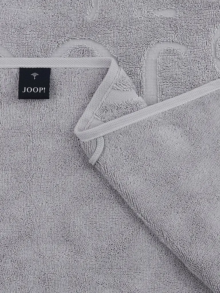 JOOP | Asciugamano per ospiti 30x50cm STUDIO REPEAT Platino | Grigio chiaro
