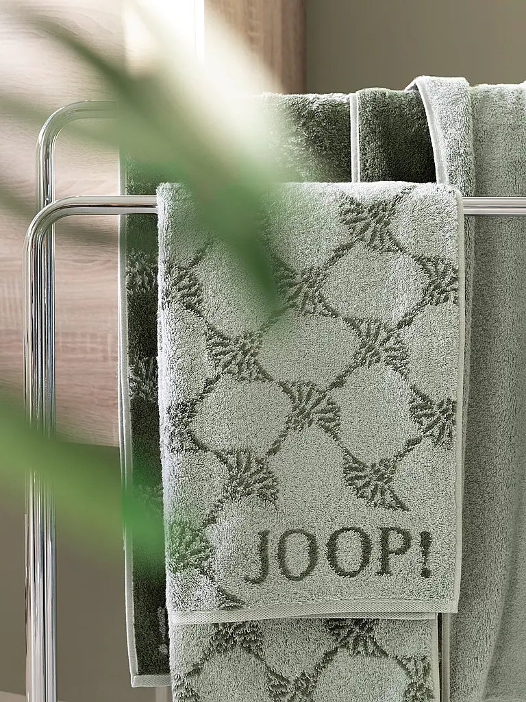 JOOP | Asciugamano per ospiti Classic Cornflower 30x50cm Salvia | Verde chiaro