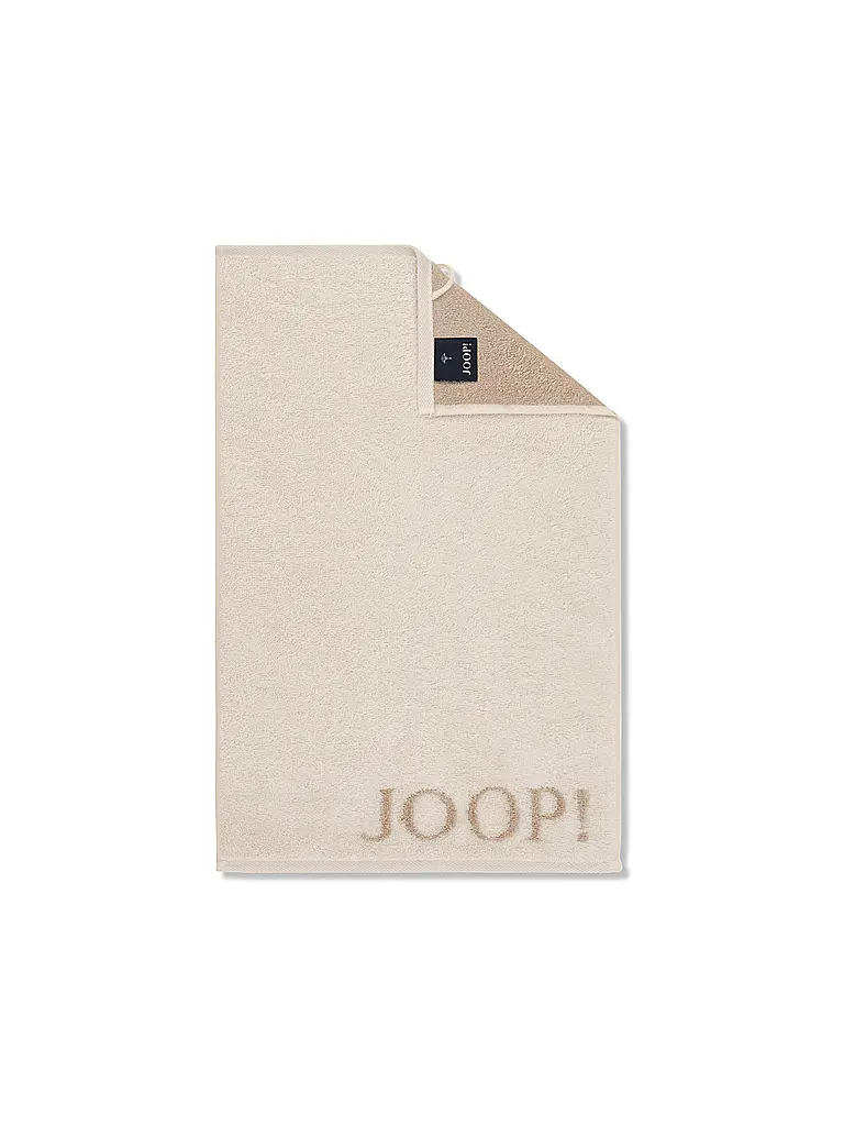 JOOP | Asciugamano per ospiti doubleface 30x50cm crema | Crema