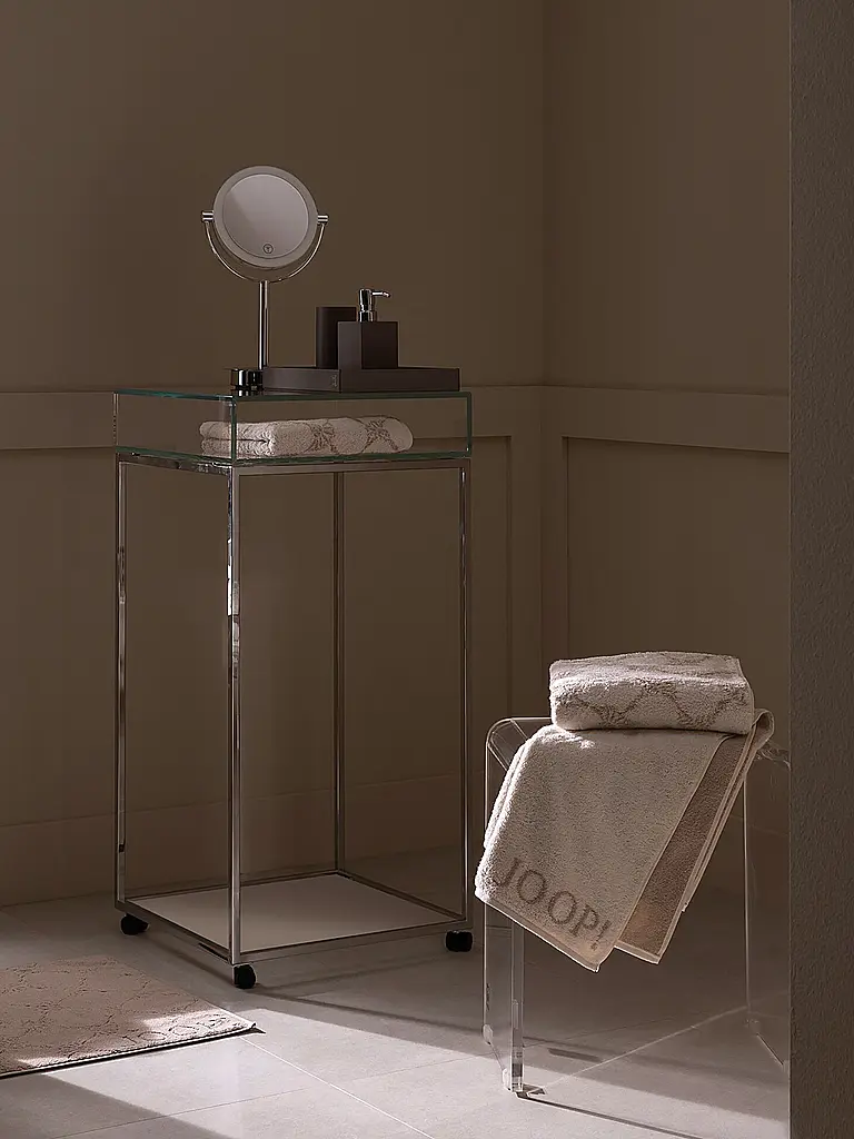 JOOP | Asciugamano per ospiti doubleface 30x50cm crema | Crema