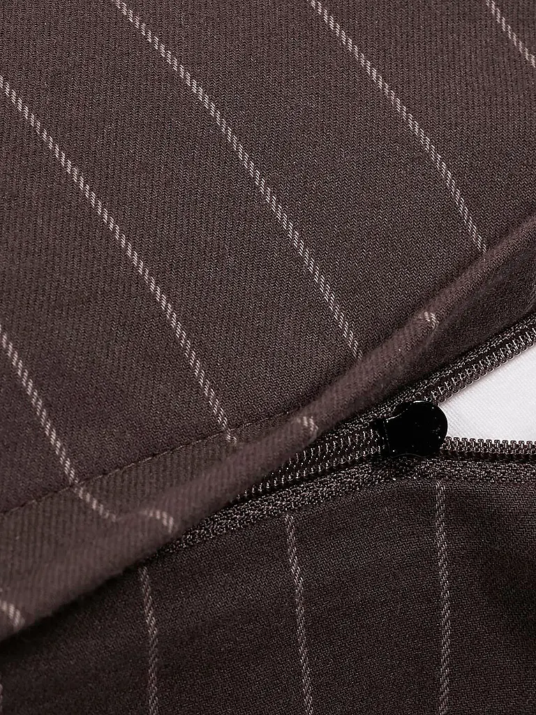 JOOP | Biancheria da letto in flanella 70x90cm/140x200cm SOFT STRIPES Antracite |
