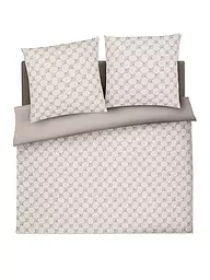 JOOP | Biancheria da letto in raso 2x 70x90cm/200x200cm CORNFLOWER DOUBLE Beige | Beige