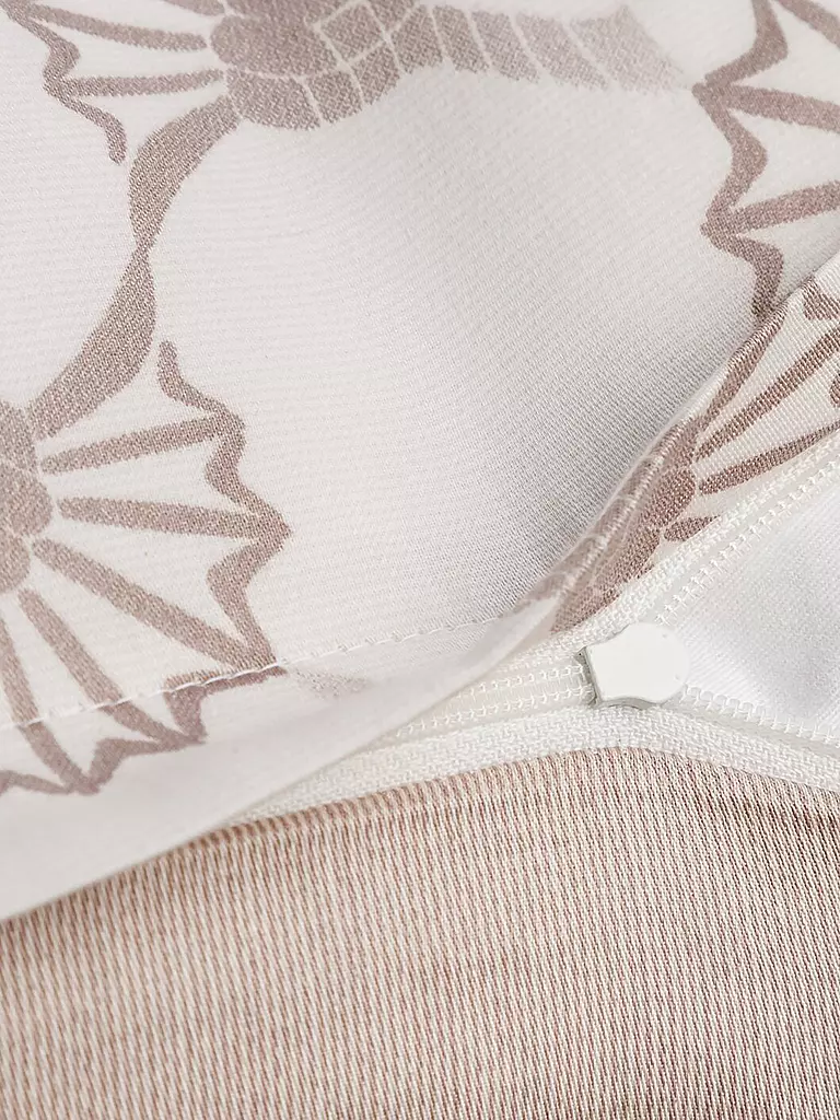 JOOP | Biancheria da letto in raso 2x 70x90cm/200x200cm CORNFLOWER DOUBLE Beige | Beige