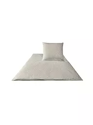JOOP | Biancheria da letto in raso Cornflower 70x90cm / 140x220cm Bianco | Beige