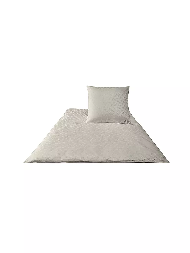 JOOP | Biancheria da letto in raso Cornflower 70x90cm / 140x220cm Sabbia | Beige