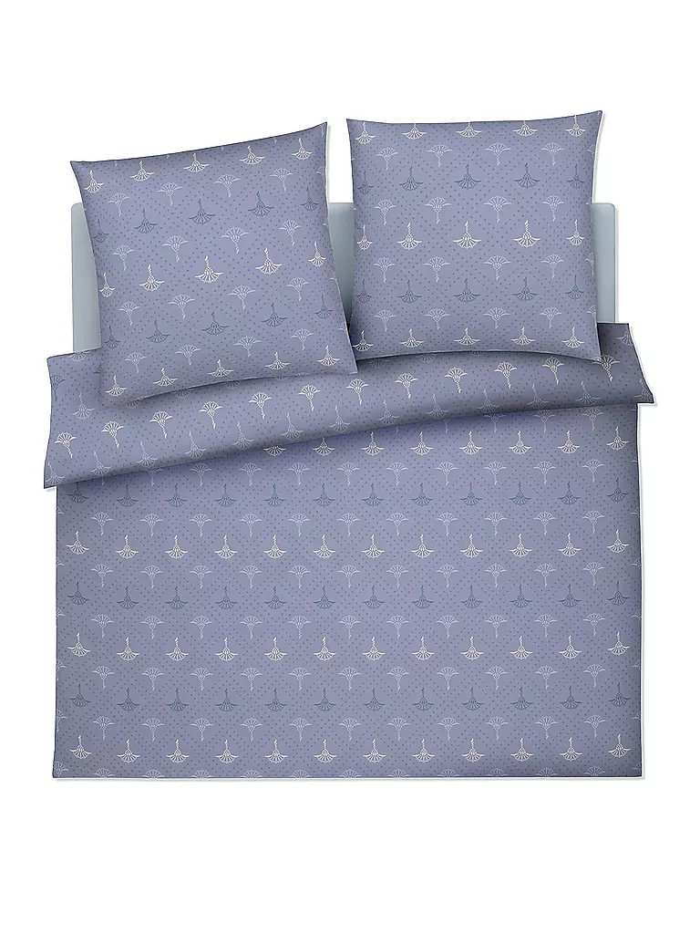 JOOP | Biancheria da letto in raso CORNFLOWER CHARM 2x 70x90cm/200x200cm Ocean | Blu chiaro