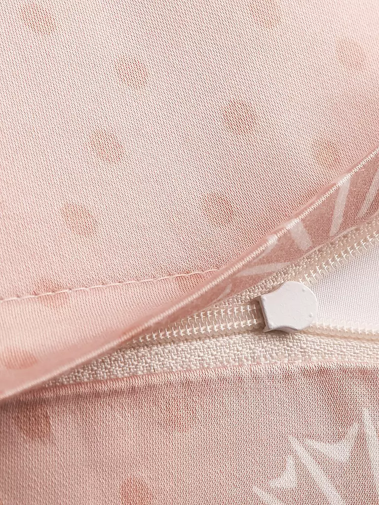 JOOP | Biancheria da letto in raso CORNFLOWER CHARM 70x90 / 140x200cm Nude | 