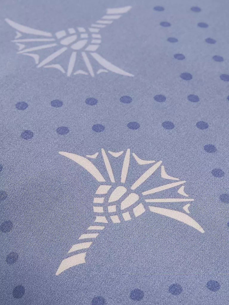 JOOP | Biancheria da letto in raso CORNFLOWER CHARM 70x90 / 140x220cm Ocean | Blu chiaro
