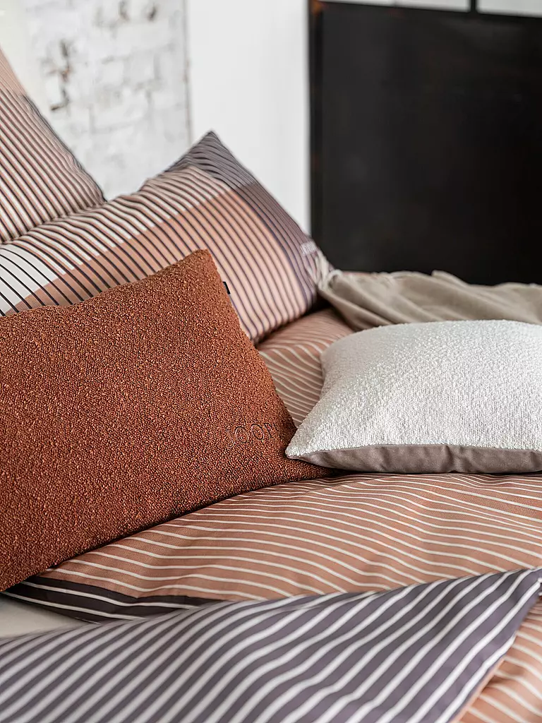 JOOP | Biancheria da letto in raso DIVIDED 2x 70x90cm / 200x200cm Blush | 