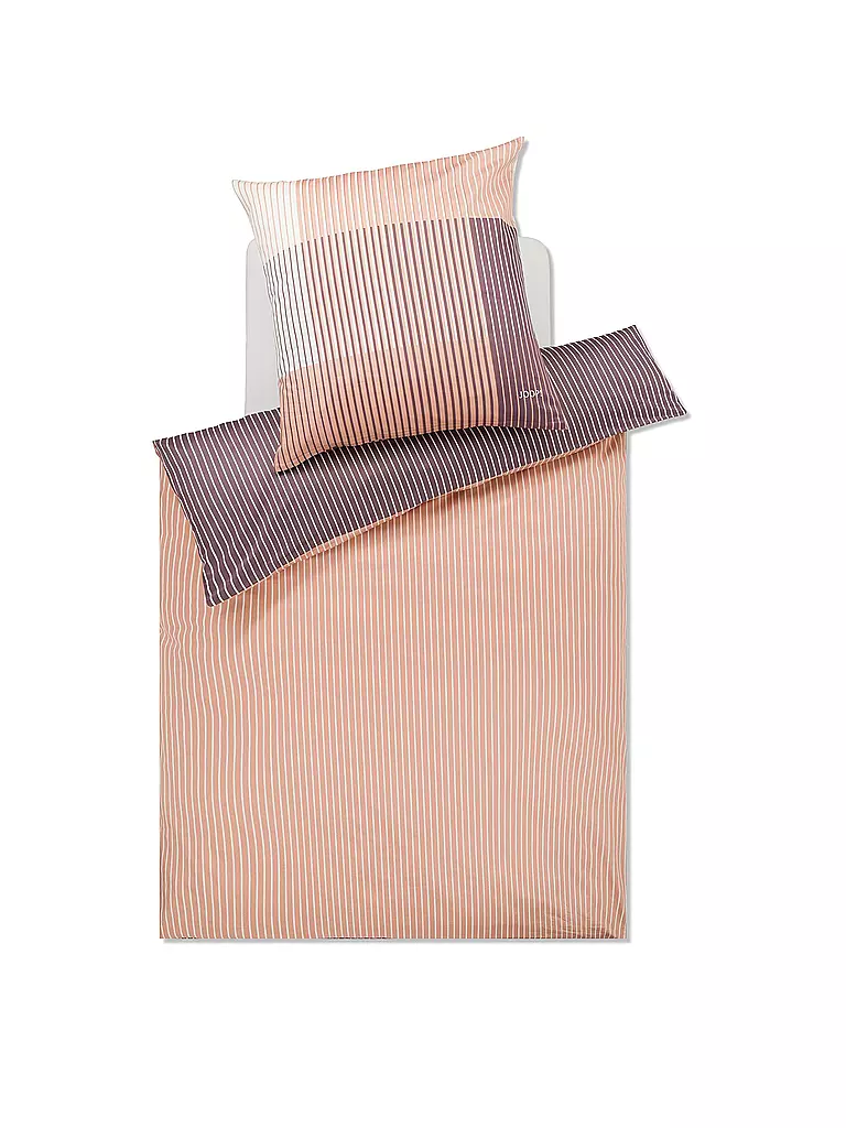 JOOP | Biancheria da letto in raso DIVIDED 70x90cm / 140x220cm Blush | Rosa