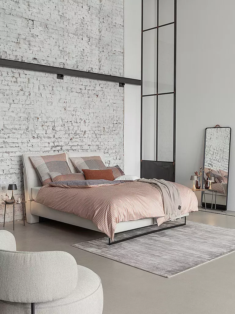JOOP | Biancheria da letto in raso DIVIDED 70x90cm / 140x220cm Blush | Rosa
