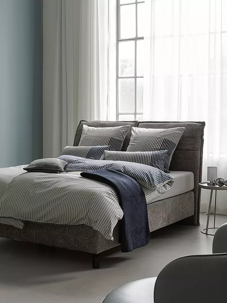 JOOP | Biancheria da letto in raso DIVIDED 70x90cm / 140x220cm Giada | Verde chiaro