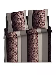 JOOP | Biancheria da letto in raso LEO 2x 70x90cm / 200x200cm Vanilla | Grigio