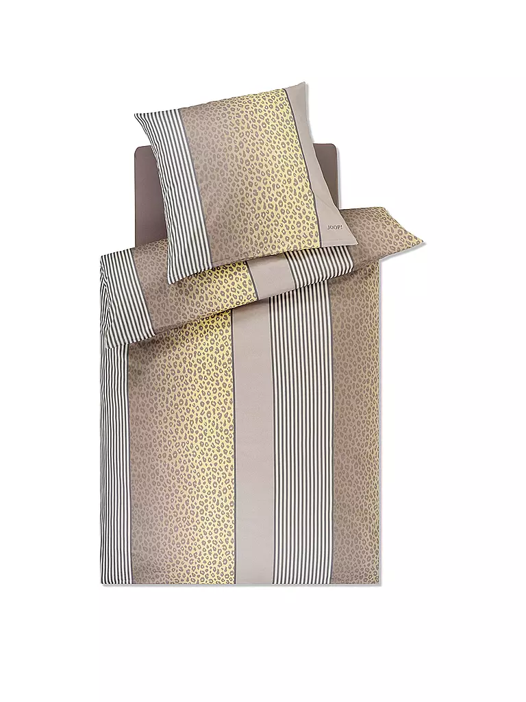 JOOP | Biancheria da letto in raso LEO 70x90cm / 140x220cm Vanilla | Crema