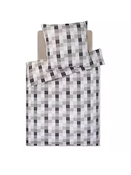 JOOP | Biancheria da letto in raso MESH 70x90cm/140x220cm Stone | Grigio