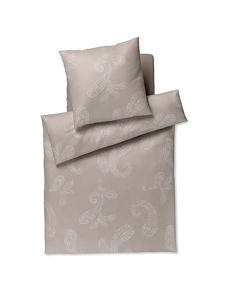 JOOP | Biancheria da letto in raso PAISLEY 70x90cm/140x200cm Crema | Beige