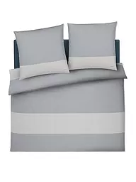 JOOP | Biancheria da letto in raso SPLIT 2x 70x90cm / 200x200cm Ocean | Grigio chiaro