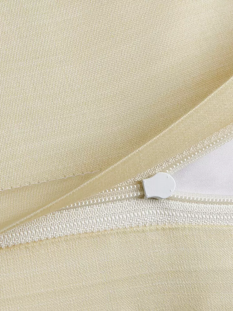JOOP | Biancheria da letto in raso SPLIT 2x 70x90cm / 200x200cm Vanilla | Crema