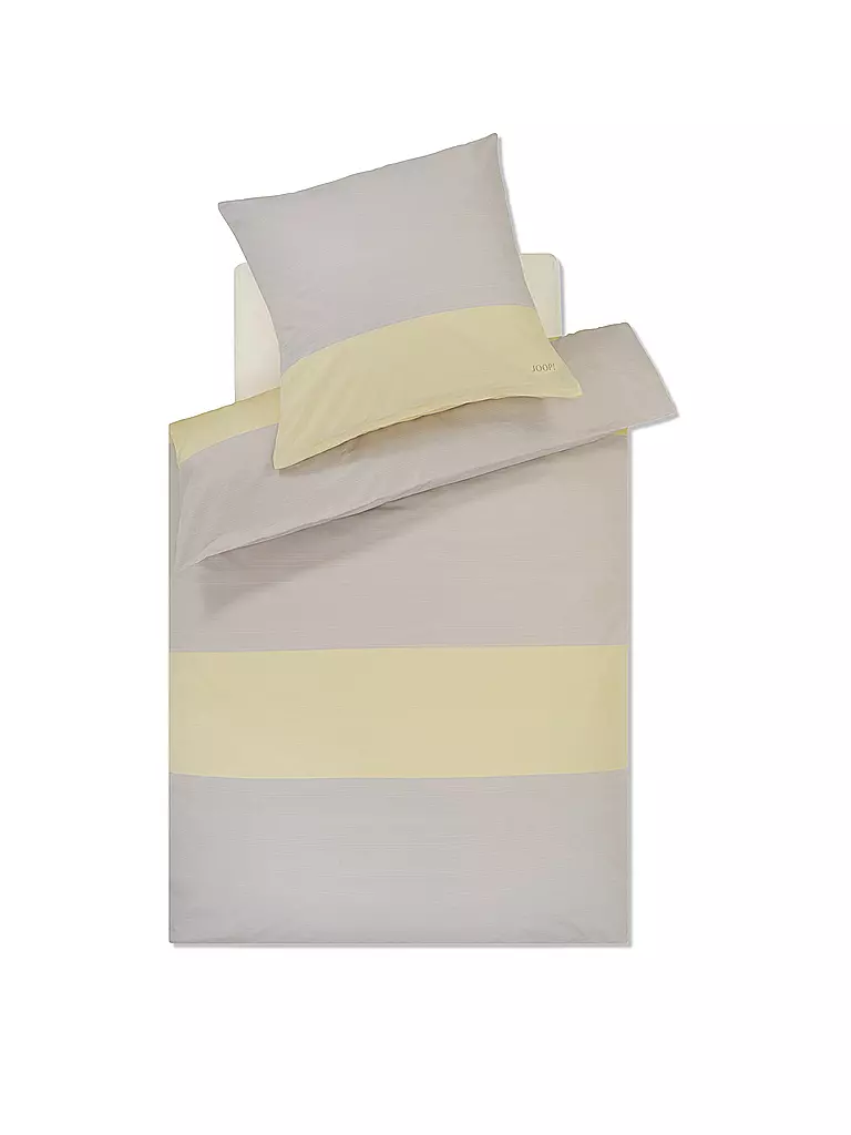 JOOP | Biancheria da letto in raso SPLIT 70x90cm / 140x200cm Vanilla | Crema