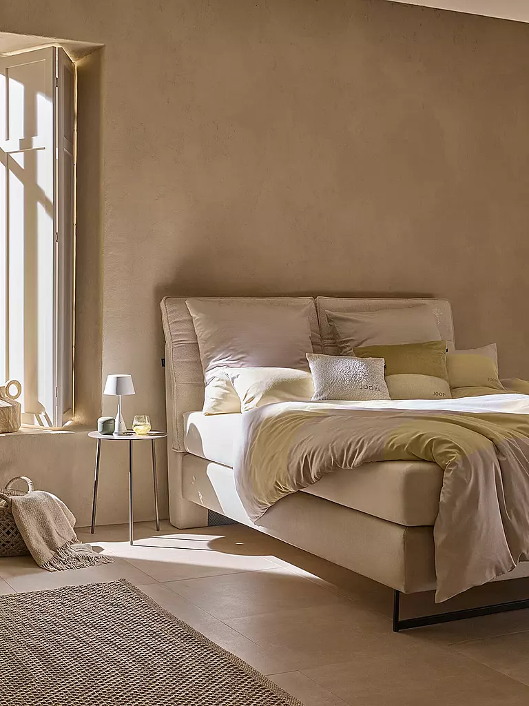 JOOP | Biancheria da letto in raso SPLIT 70x90cm / 140x200cm Vanilla | Crema
