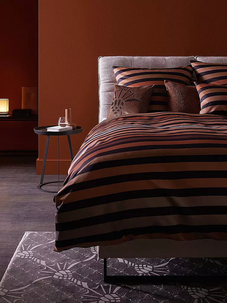 JOOP | Biancheria da letto in raso TONE 70x90cm/140x220cm Albicocca |