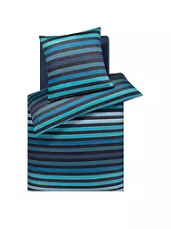 JOOP | Biancheria da letto in raso TONE 70x90cm/140x220cm Ocean | Blu scuro