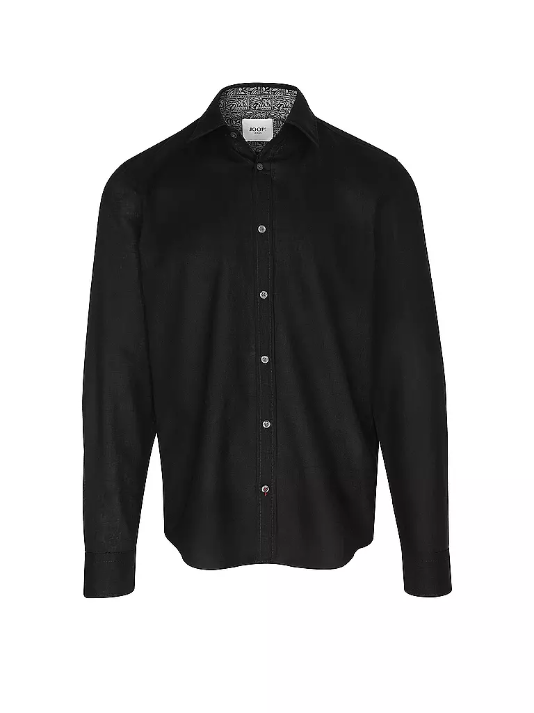 JOOP | Camicia slim fit HANSON
Marke: JOOP
Colore: nero
Categorie: Moda, Uomo

Lunghezza manica: Manica lunga
Materiale: Lino, Cotone
Forma colletto: Collo Kent
Motivo: Tinta unita
Vestibilità (capispalla): Slim
Stile: Smart Business
Dettagli: Mélange | Nero