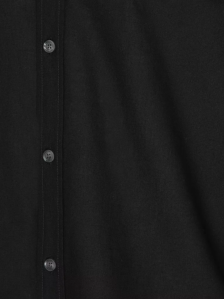 JOOP | Camicia slim fit HANSON
Marke: JOOP
Colore: nero
Categorie: Moda, Uomo

Lunghezza manica: Manica lunga
Materiale: Lino, Cotone
Forma colletto: Collo Kent
Motivo: Tinta unita
Vestibilità (capispalla): Slim
Stile: Smart Business
Dettagli: Mélange | Nero