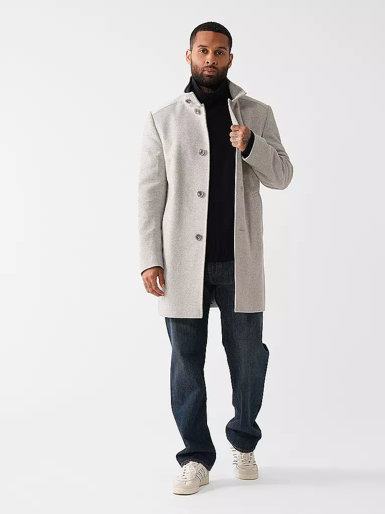 JOOP | Cappotto di lana MARON | Grigio chiaro