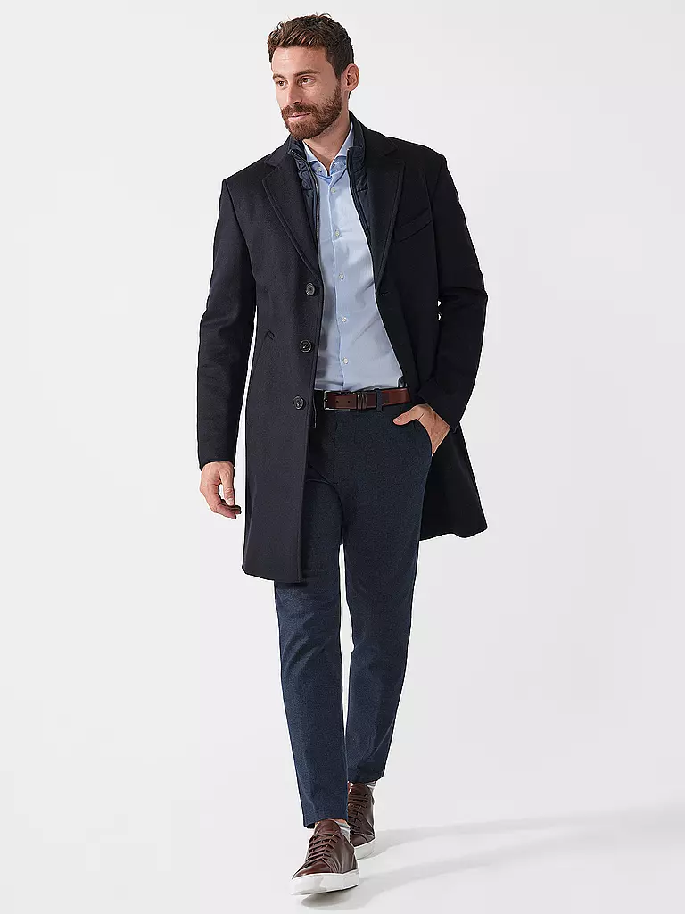 JOOP | Cappotto di lana MORRIS | Blu scuro